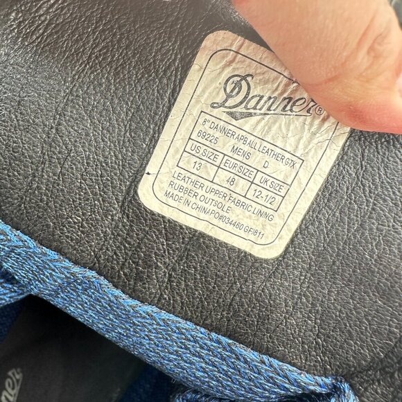 Danner 8” APB All Leather GTX Goretex Men Size 13 Black Leather Tactical Boot - Picture 10 of 13